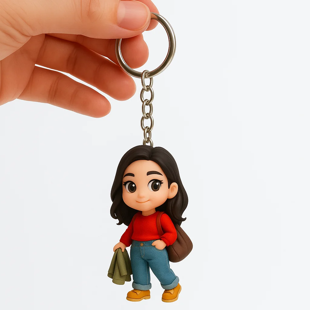 Custom 3D Figure Keychain