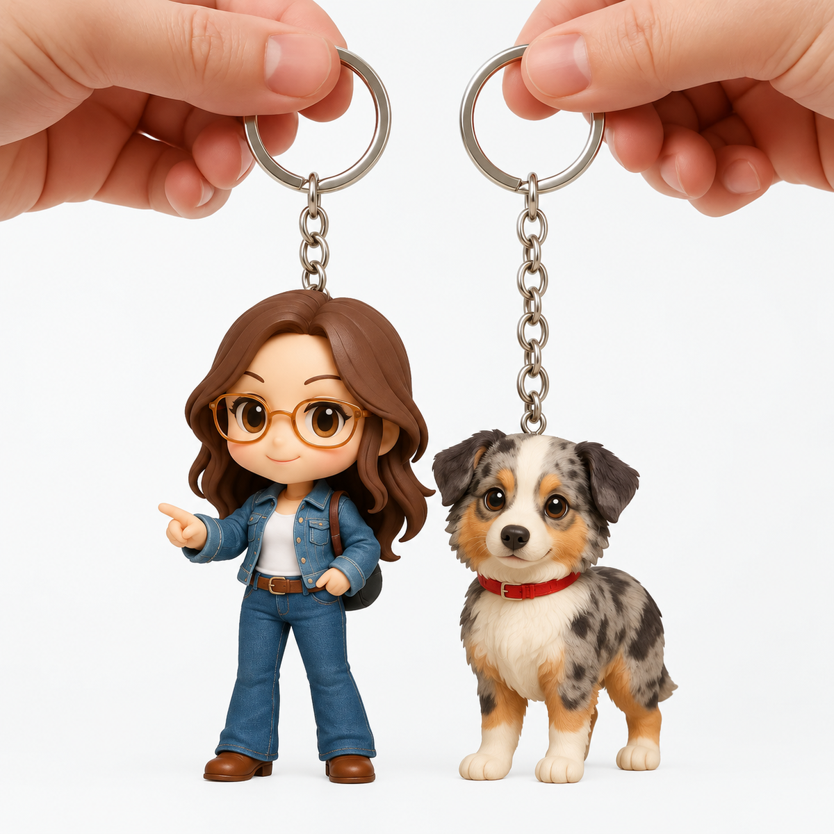 Custom 3D Figure Keychain