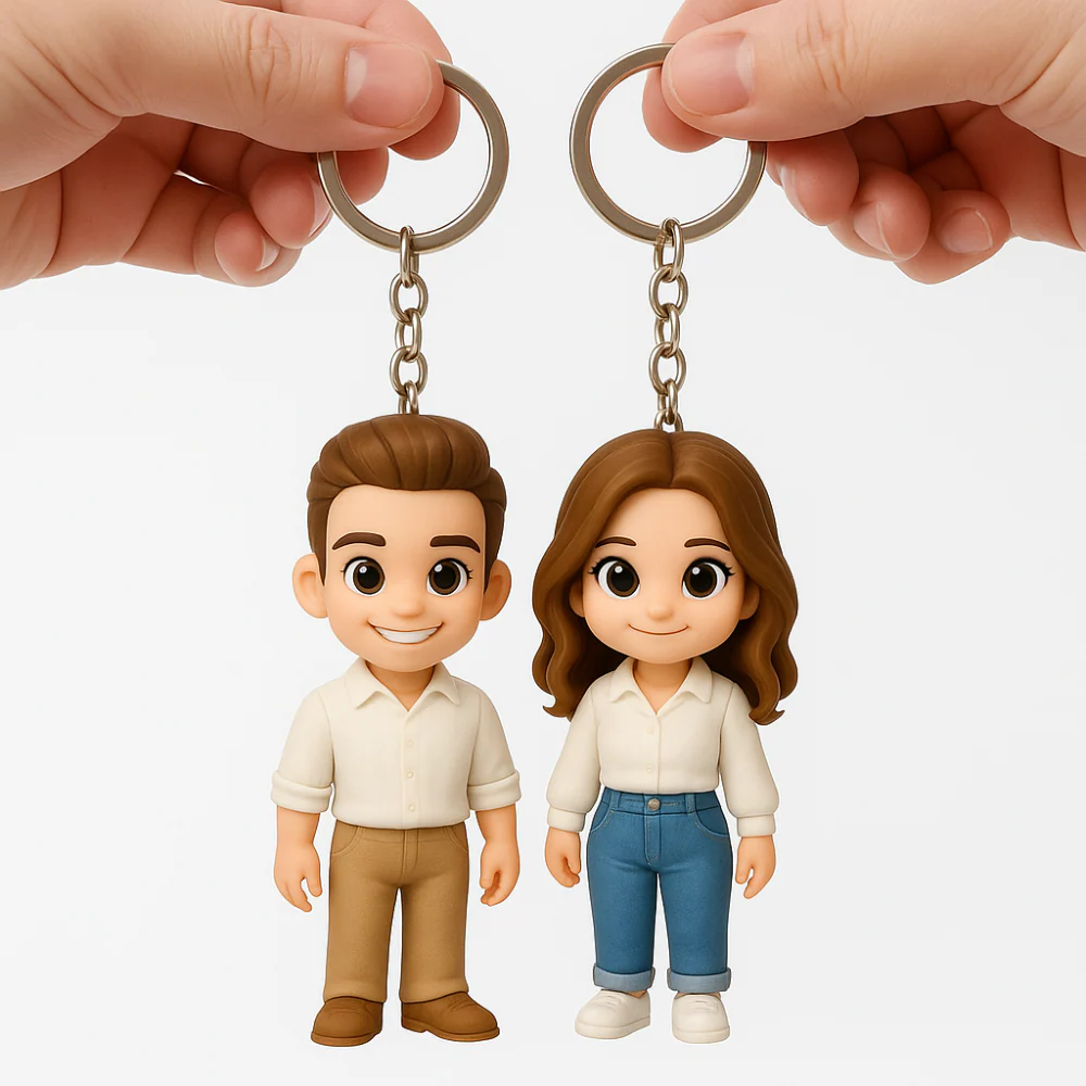 Custom 3D Figure Keychain