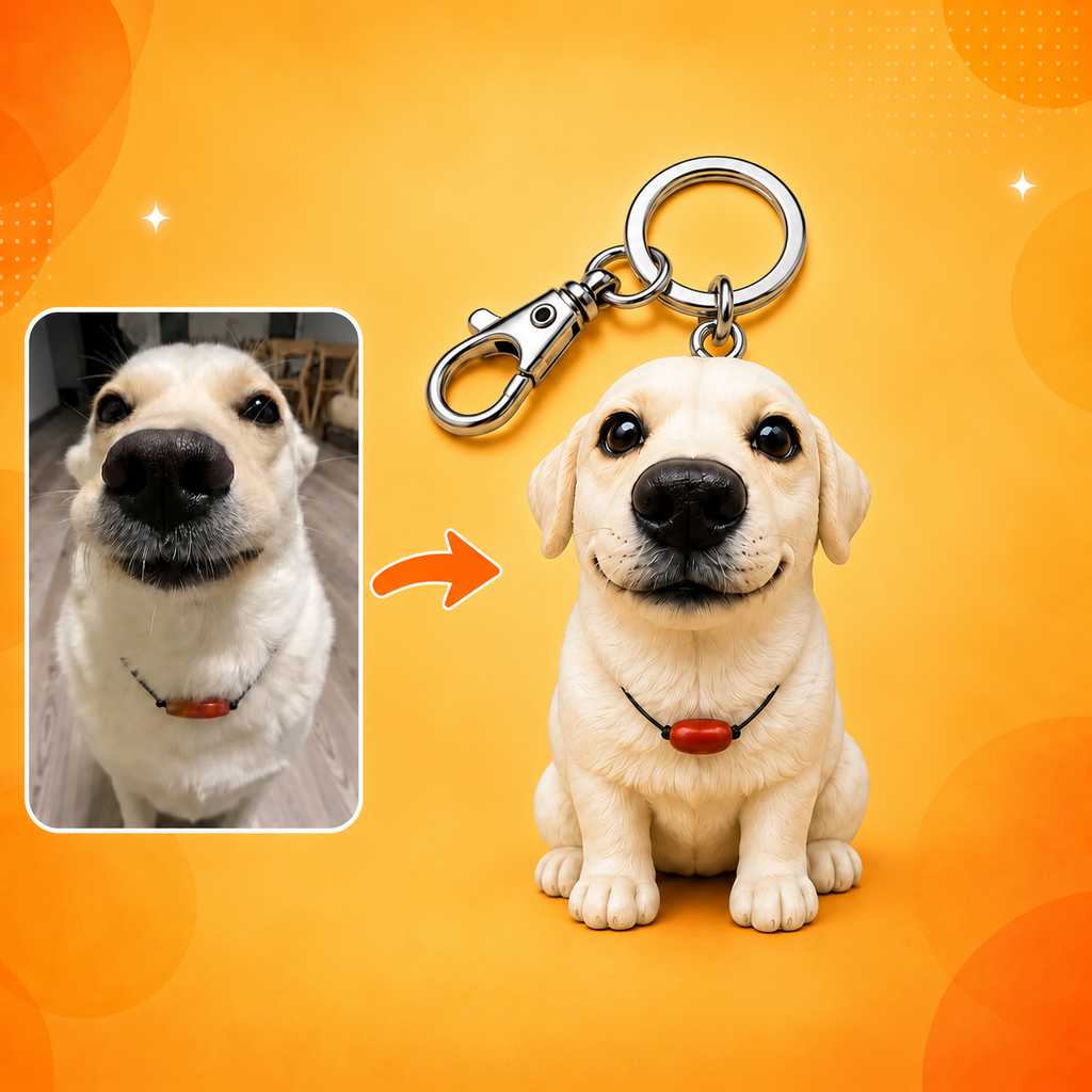 Custom 3D Figure Keychain